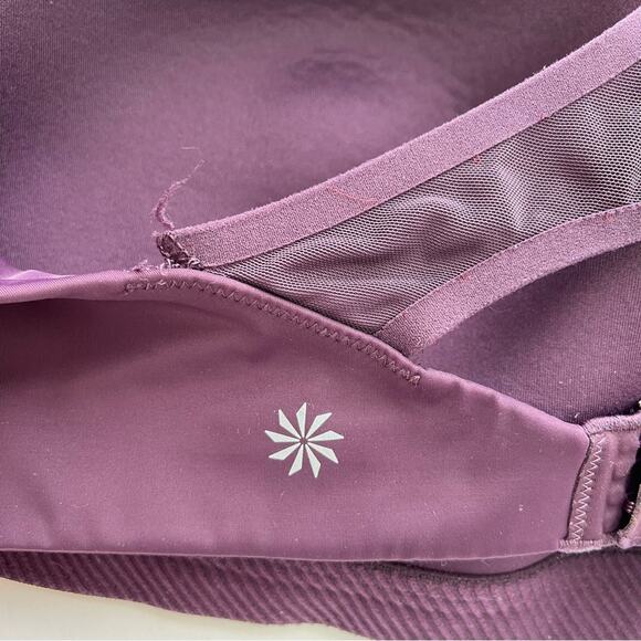 ATHLETA Advance High Impact Bra Purple size 40D - Picture 5 of 6